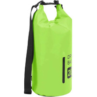 vidaXL Dry Bag with Zipper Green 5.3 gal PVC