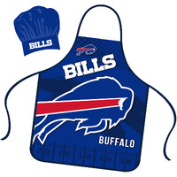 Buffalo Bills Chef Hat and Apron Set