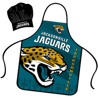 Jacksonville Jaguars Chef Hat and Apron Set