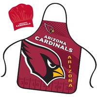 Arizona Cardinals Chef Hat and Apron Set