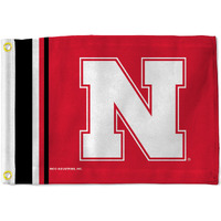 Nebraska Cornhuskers Flag 12x17 Striped Utility