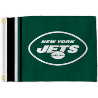New York Jets Flag 12x17 Striped Utility