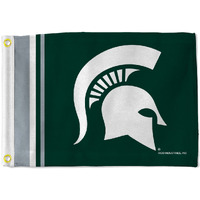 Michigan State Spartans Flag 12x17 Striped Utility