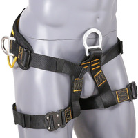 VEVOR Half Body Safety Harness, Tree Climbing Harness with Added Padding on Waist and Leg, Half Protection Harness 340 lbs, ASTM F1772-17 Certification, for Fire Rescuing Caving Rock Climbing