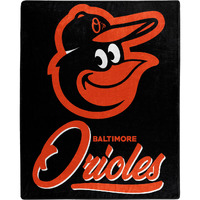 Baltimore Orioles Blanket 50x60 Raschel Signature Design