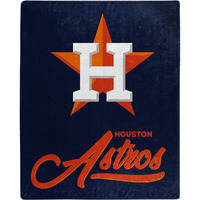 Houston Astros Blanket 50x60 Raschel Signature Design