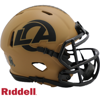 Los Angeles Rams Helmet Riddell Replica Mini Speed Style Salute To Service 2023