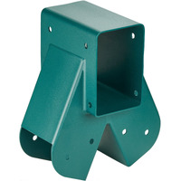 VEVOR A-Frame Middle Swing Set Brackets, Heavy Duty Carbon Steel Swing Set Hardware with Mounting Hardware, DIY Swing Set Bracket Swing Set Kit for 4x4 Legs & 4x6 Beam, Green