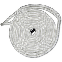 3/8IN-15FT DBLBRD CMP DOCKLINE WHT