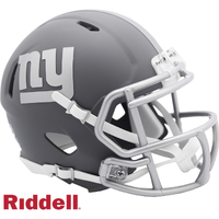 New York Giants Helmet Riddell Replica Mini Speed Style Slate Alternate