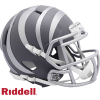Cincinnati Bengals Helmet Riddell Replica Mini Speed Style Slate Alternate