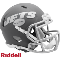 New York Jets Helmet Riddell Replica Mini Speed Style Slate Alternate
