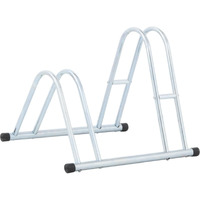 vidaXL Bicycle Stand for 2 Bikes Floor Freestanding Galvanized Steel