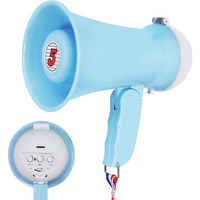 5 Core Megaphone Bullhorn Speaker 15W Mini Battery Power Bull horn w Siren 400 Yard Range - HW 1