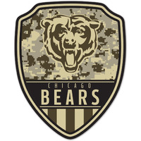 Chicago Bears Sign Wood 11x14 Shield Shape