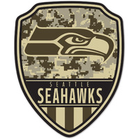 Seattle Seahawks Sign Wood 11x14 Shield Shape
