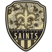New Orleans Saints Sign Wood 11x14 Shield Shape