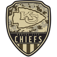 Kansas City Chiefs Sign Wood 11x14 Shield Shape