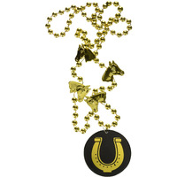 Horseshoe Charm Beads: 12-Pack for Luck and Style