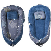 VEVOR Baby Infant Lounger 100% Cotton Soft Newborn Nest Sleeper with Headrest