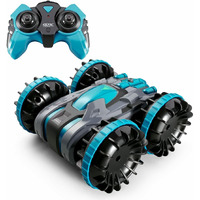 4D C9 Amphibious Car for Kids 2.4GHZ Rechargeable Battery RC Stunt Vehicle 360