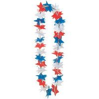 Patriotic Star Party Lei