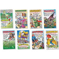 MATH SUPERHEROES BULLETIN BOARD SET
