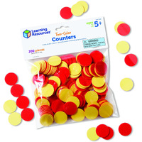TWO COLOR PLASTIC COUNTERS 200/ST