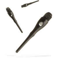 Viper Tufflex Tips III 2BA 1000Ct Soft Dart Tips Black