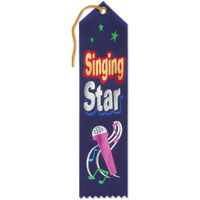 Singing Star Award Ribbon