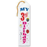 My  3rd  Birthday Award Ribbon