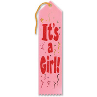 It's A Girl! Award Ribbon
