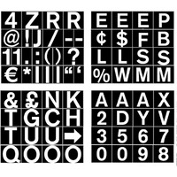 .75" Magnetic Set of Letters, Numbers & Symbols