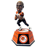 Cincinnati Bengals Chad Johnson Forever Collectibles Bobblehead Clock CO