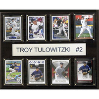 MLB 12"x15" Troy Tulowitzki Colorado Rockies 8-Card Plaque