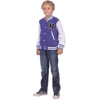 Child Letterman Jacket: Blue S
