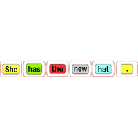 SENTENCE BUILDING FOAM MAGNETS