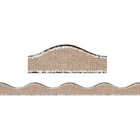 MAGNETIC BORDER BURLAP SCRIBBLE