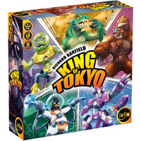 IELLO: King of Tokyo, New Edition, Strategy Board Game, Space Penguin Included in the Box, For 2 to 6 Players, 30 Minute Play Time, For Ages 8 and Up