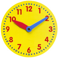 12 IN MAGNETIC DEMONSTRATION CLOCK
