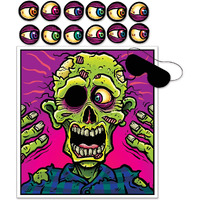 Pin The Eyeball On The Zombie Game