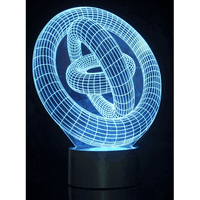 3D Ring-In-Ring Laser Cut Precision LED Lights