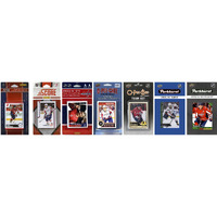 NHL Washington Capitals 7 Different Licensed Trading Card Team Sets