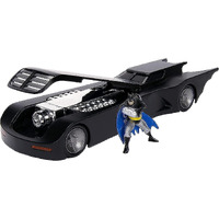 Batmobile with Batman Diecast Figure "Animated Series" DC Comics Series 1/24 Diecast Model Car by Jada