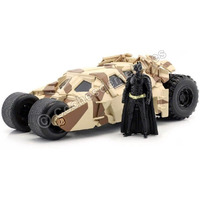 "The Dark Knight" Batmobile with Batman Diecast Figure Camouflage Version "DC Comics" Series 1/24 Diecast Model Car by Jada