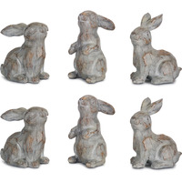 Rabbit Figurine (Set of 6)