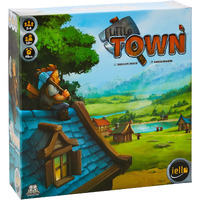 IELLO: Little Town, Strategy Board Game, Fun for The Whole Family, Tactical and Interactive, 45 Minute Play Time, 2 to 4 Players, Ages 10 and Up