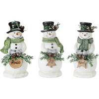 Snowman Figurine (Set of 3)