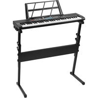 61 Keys Digital Music Electronic Keyboard Electric Musical Piano Instrument Kids Learning Keyboard w/ Stand Microphone For Beginners