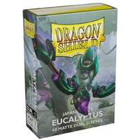 Arcane Tinmen Dragon Shield Japanese Size Sleeves - Matte Dual Eucalyptus 60CT - Card Sleeves Smooth & Tough - Compatible with Pokemon, Yugioh, & Magic The Gathering - MTG, TCG, OCG, (AT-15149)